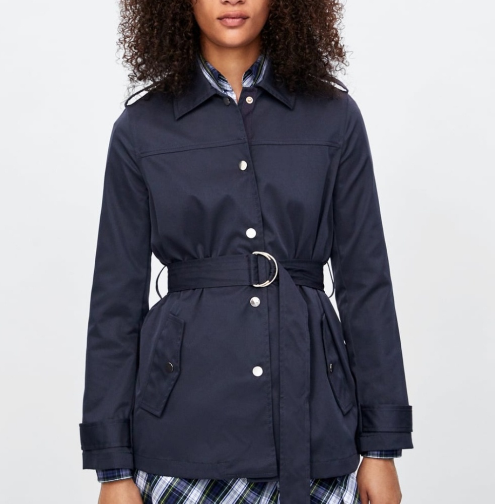 ZARA belted jacket